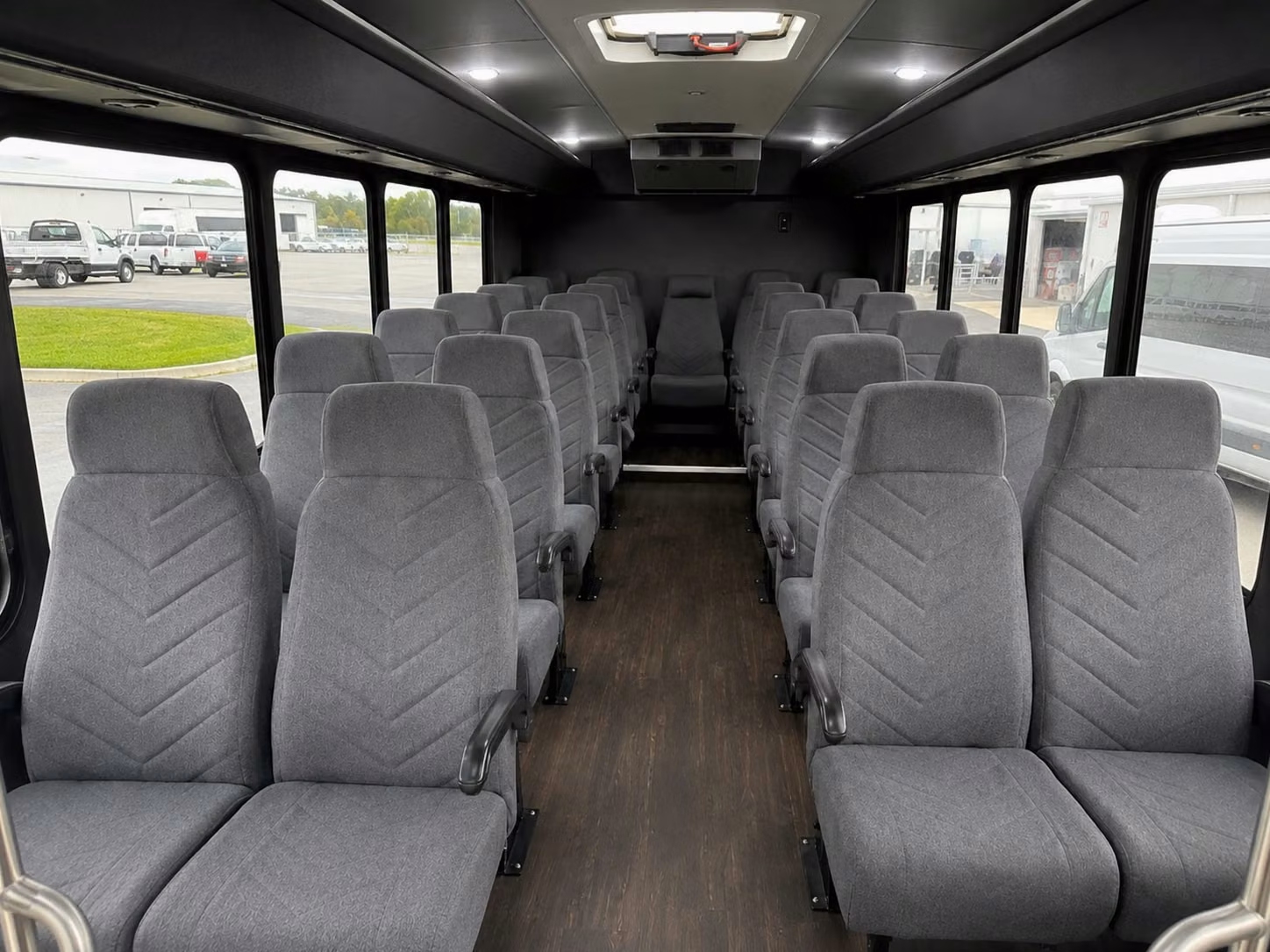 15 passenger minibus inside