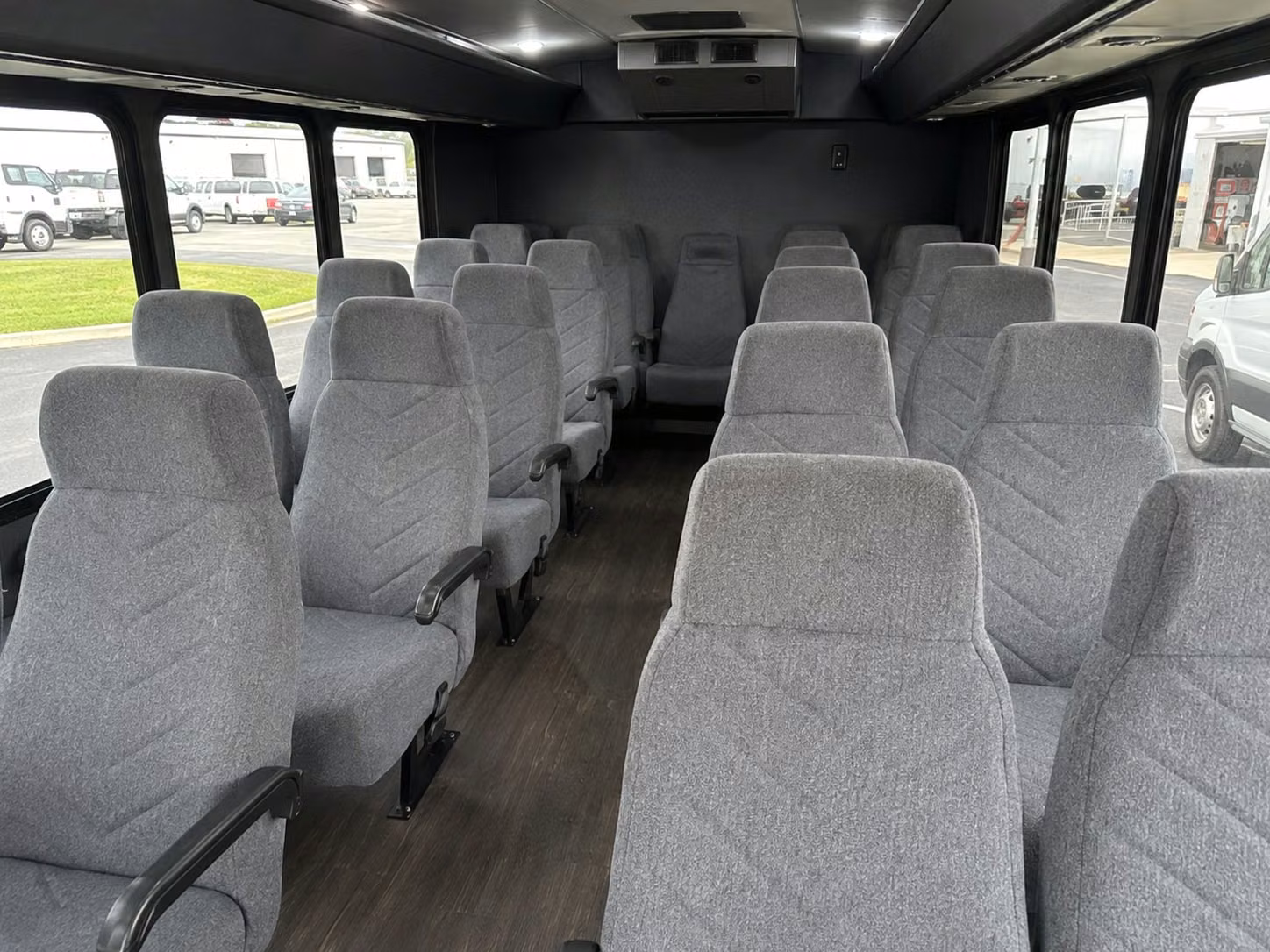 15 passenger minibus interior