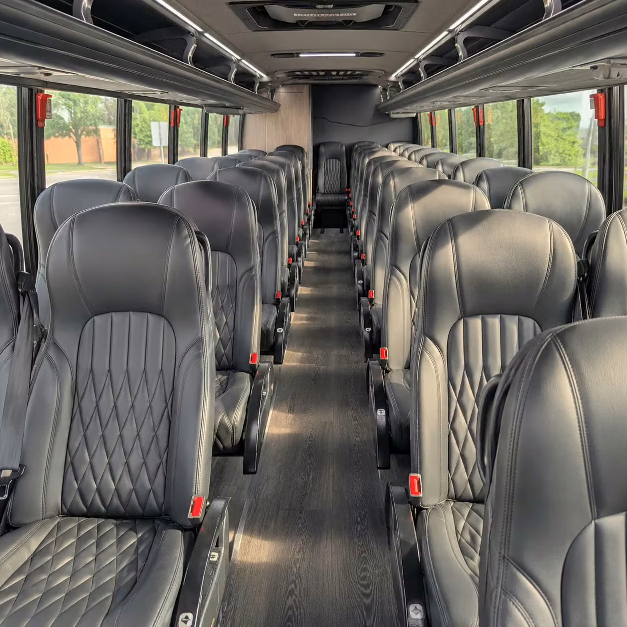35 passenger minibus interior